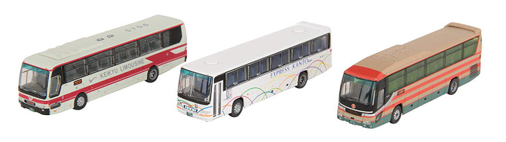 Tomytec Bus Collection Tokyo International Airport HND 3 Bus Set A
