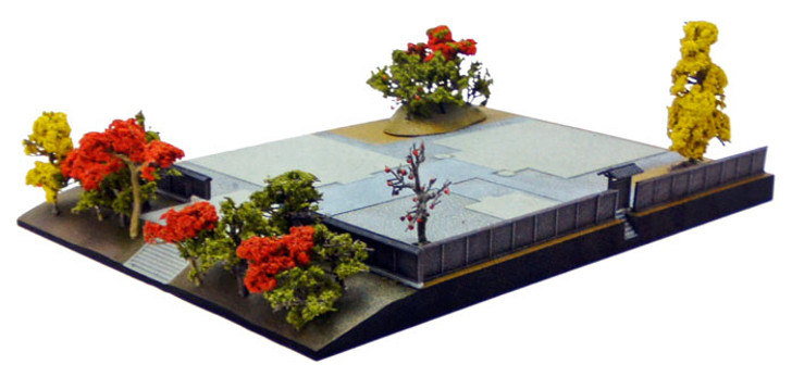 Tomytec Diorama Base B2 for Japanese Temple 1/150 N scale