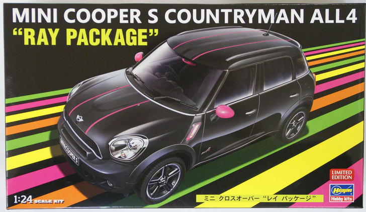 Hasegawa 20262 Mini Cooper S Countryman All 4 Ray Package 1/24 Scale Kit (Limited Edition) (4967834202627)