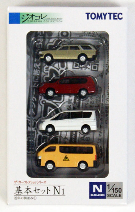 TOMYTEC 1/150 ミニカー 4台セット Tomytec The Car Collection Basic Set N1 1/150 N scale