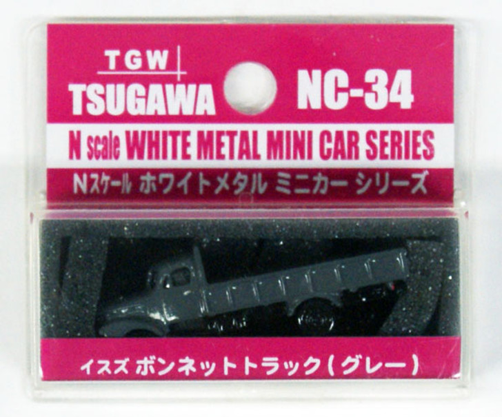 Tsugawa Yokou NC-34 Isuzu Cab-Behind-Engine Truck (Gray) 1/150 N scale