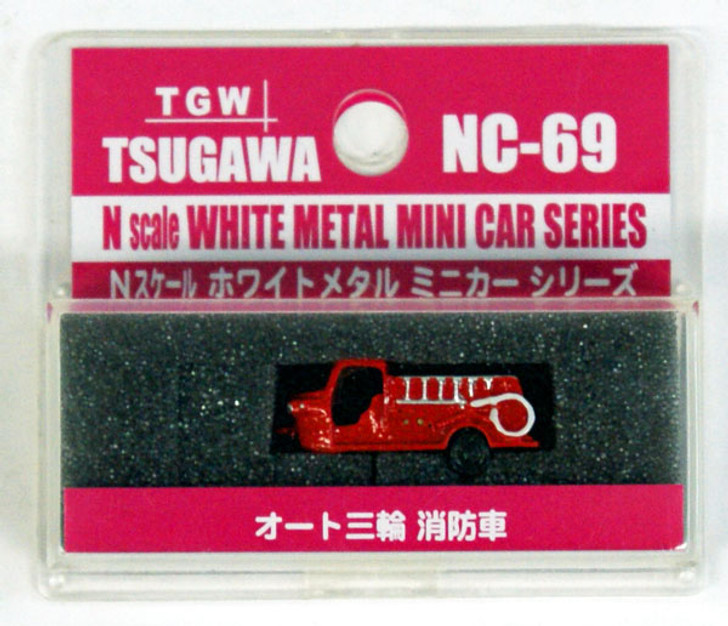 Tsugawa Yokou NC-69 Auto Three-wheel Fire Engine 1/150 N scale