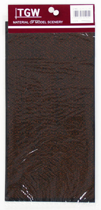 Tsugawa Yokou SP-N5 Scenery Paper Masonry Retaining Wall (Brown) 1/150 N scale