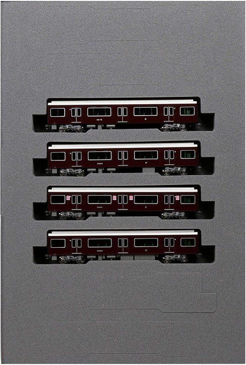 Kato 10-1366 Hankyu Railway Series 9300 Kyoto Line 4 Cars Add-on Set (N scale)