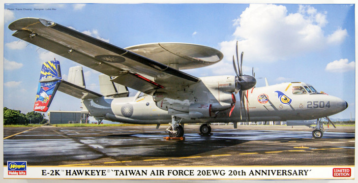 Hasegawa 02337 E-2K Hawkeye Taiwan Air Force 20EWG 20th Anniversary 1/72 Scale Kit