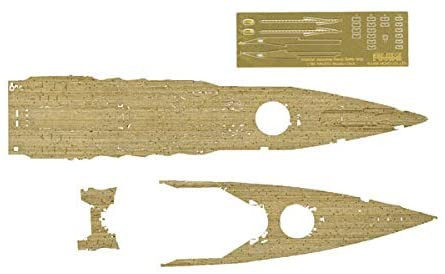 Fujimi Model Ship TOKU No.29 EX-102 IJN Aircraft Carrier Nagato Wooden Deck Sticker (w/Name Plate) 1/700 Scale