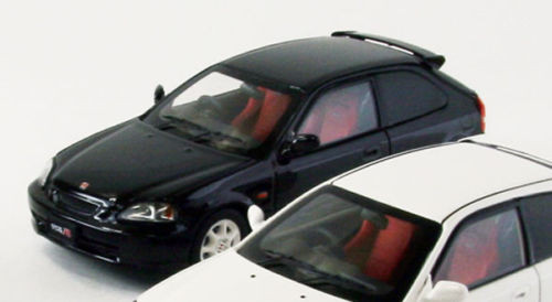 Ebbro 44836 HONDA CIVIC Type-R EK9 early version BLACK 1/43 Scale (4526175448363)