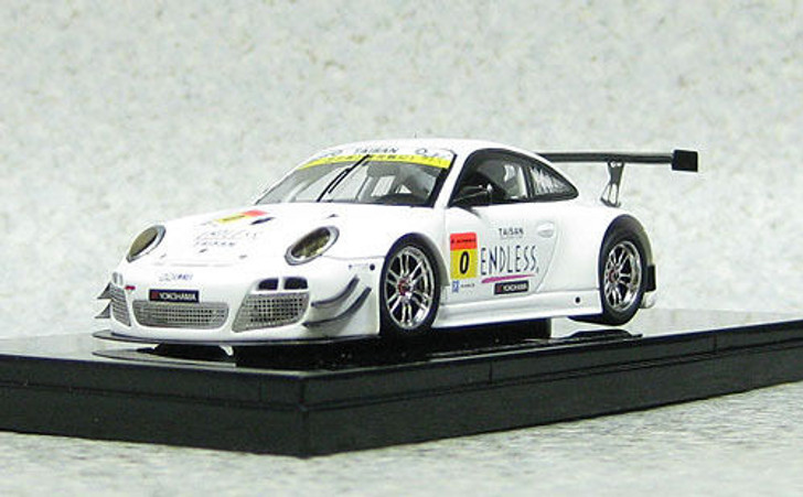 Ebbro 44949 ENDLESS TAISAN PORSCHE SUPER GT300 2013 No.0 Okayama Test 1/43 Scale