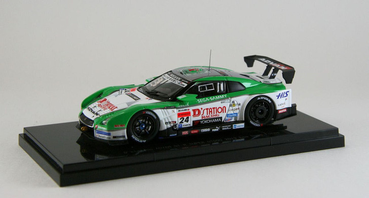 Ebbro 44966 Nissan GTR R35 GT500 2013 Low down force No.24 D'Station 1/43 Scale (4526175449667)