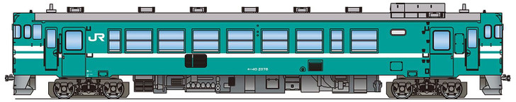 Platz Z40-05T Diesel Train KIHA 40-2000 Kakogawa Color (T) (Z scale)
