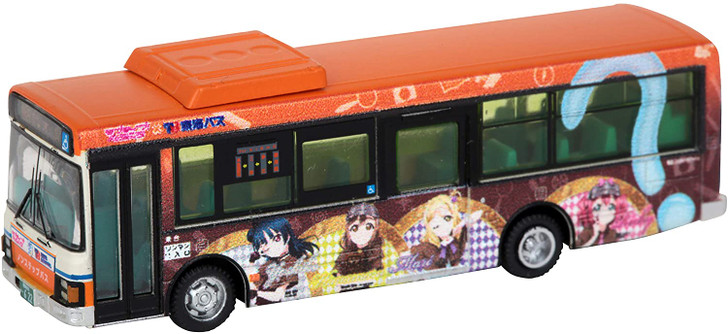 Tomytec Bus Collection Tokai Bus Orange Shuttle Love Live! Sunshine!! Wrapping Bus No.3 (N scale)