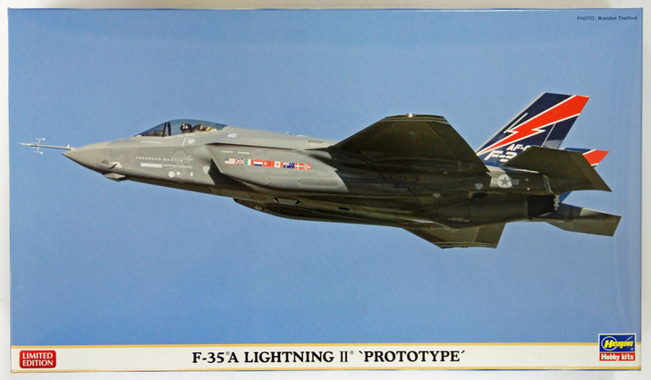 Hasegawa 02107 F-35A Lightning II Prototype 1/72 Scale Kit (4967834021075)