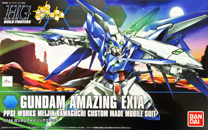 Bandai HG Build Fighters 016 Gundam AMAZING EXIA 1/144 Scale Kit
