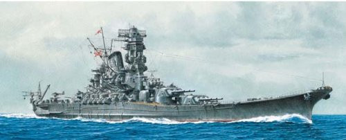 Fujimi TOKU SP22 IJN BattleShip Yamato 1945 with Photo Etched Parts and Wooden Deck Seal 1/700 Scale Kit (4968728421636)