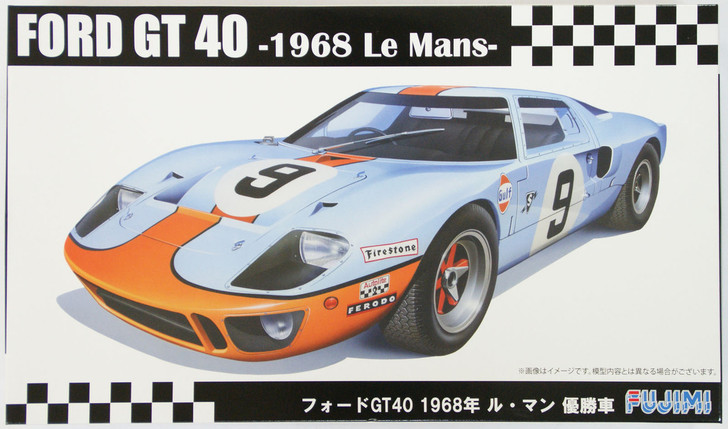 Fujimi RS-97 Ford GT40 1968 Le Mans 1/24 Scale Kit