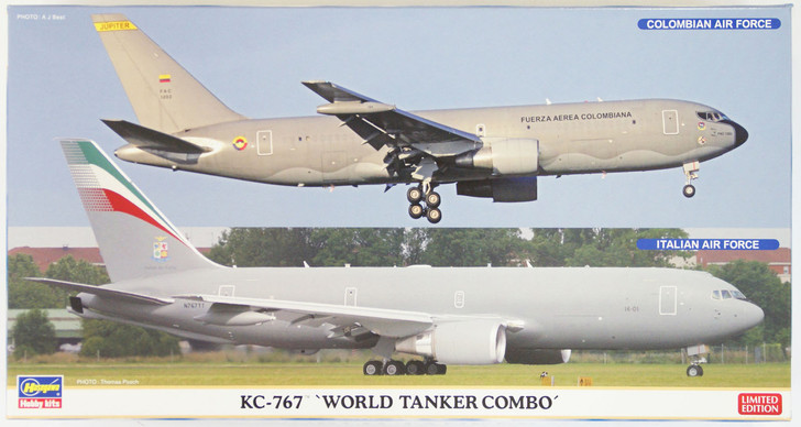 Hasegawa 10808 KC-767 World Tanker Combo (Limited Edition) 1/200 Scale Kit (4967834108080)