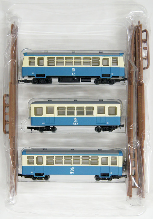 Tomytec 312048 Tomii Electric Railway Nekoya Line KIHA17+HOHAFU123 + HOHAFU110 3 Cars Set