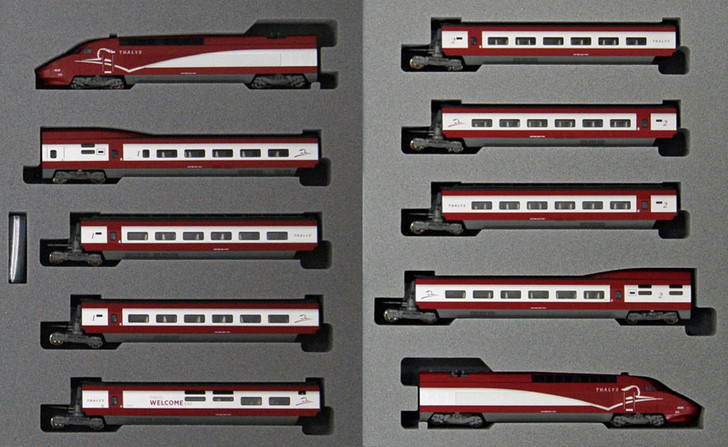 Kato 10-1657 Thalys PBA New Painting 10 Cars Set (N scale)