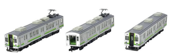 Tomytec 311423 Yoro Railway Series 7700-TQ12 'Green Kabuki' 3 Cars Set A (N scale)