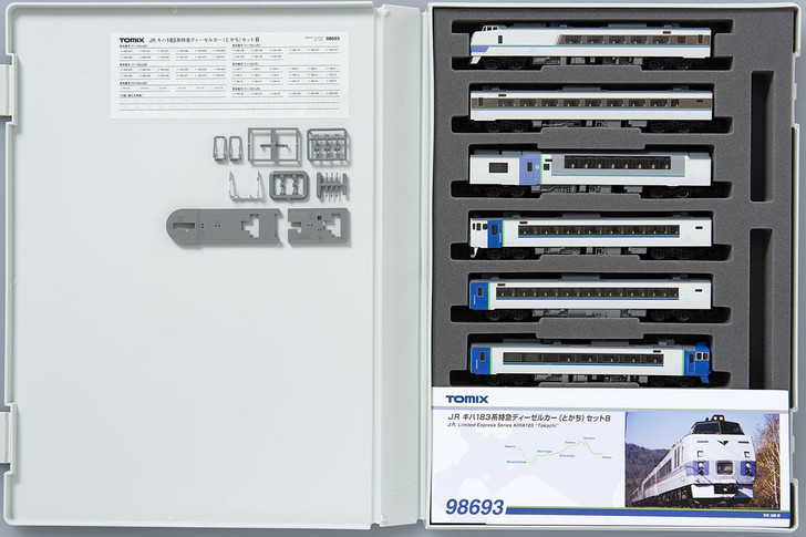 Tomix 98693 Limited Express Series KIHA 183 'Tokachi' 6 Cars Set B (N scale)