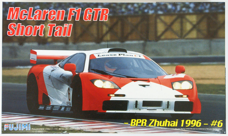 Fujimi RS-07 McLaren F1 GTR Short Tail BPR Zhuhai 1996 #6 1/24 Scale Kit  126012