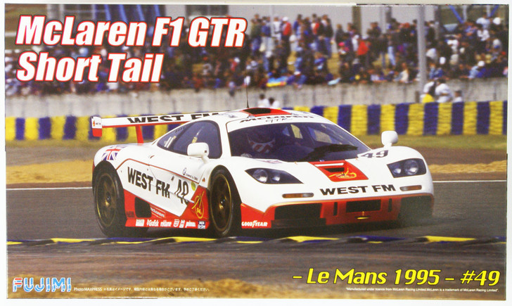 Fujimi RS-26 McLaren F1 GTR Short Tail Le Mans 1995 #49 1/24 scale kit (4968728126029)