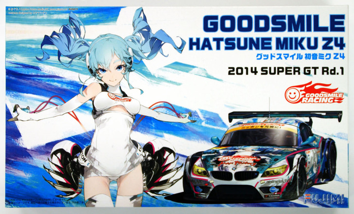 Fujimi 170152 Goodsmile Hatsune Miku Z4 2014 Super GT Rd. 1 1/24 Scale Kit (4968728170152)