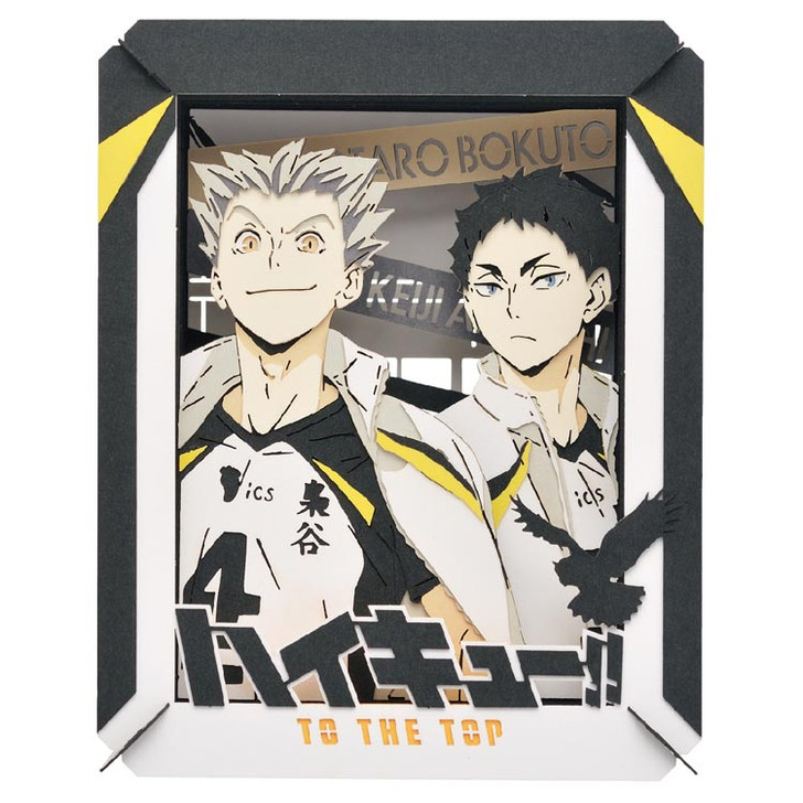 Ensky Paper Theater PT-174 Haikyuu!! Bokuto Kotaro and Akaashi Keiji