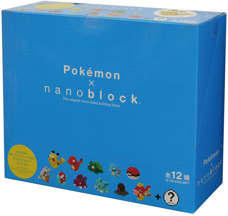 Kawada NBMPM_01S nanoblock Mini Pokemon Series 01 1 Box (12 Pcs)