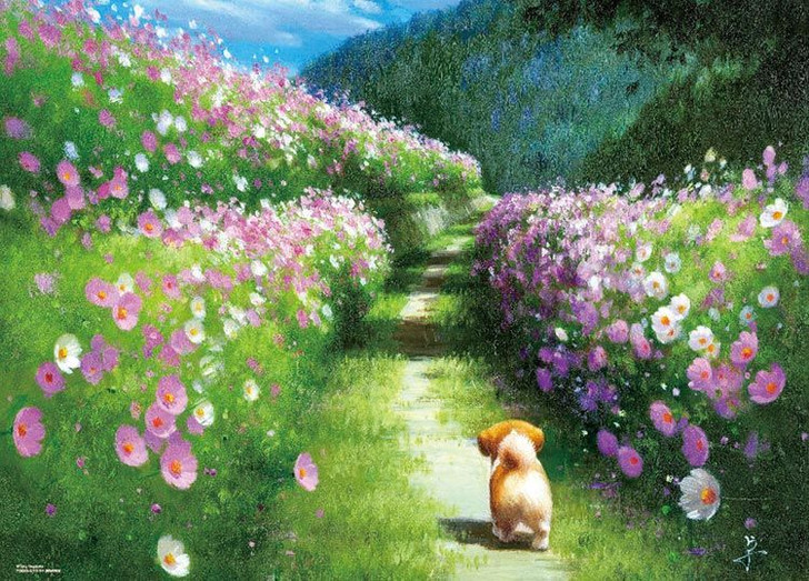 Beverly Jigsaw Puzzle Puppy Dog On The Way Home By Nagaoka Taku (600 Pieces)