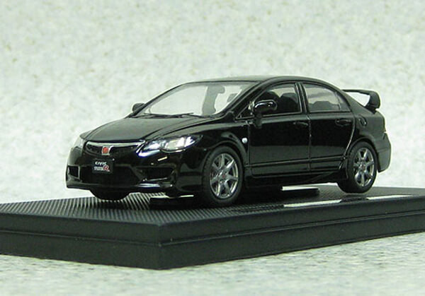 エブロ シビック タイプR Honda CIVIC TYPE R FD2 Ebbro 44884 Honda Civic Type-R FD2 late version Black 1/43 Scale