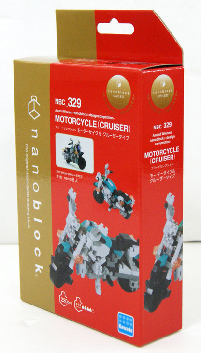 Kawada Nanoblock MOTORCYCLE (CRUISER)