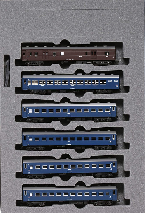 Kato 10-1623 Series 43 Night Express `Kiso` 6 Cars Set (N scale)