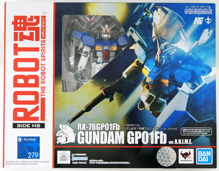 Bandai Robot Spirits (Side MS) Gundam GP01 'Zephyrantes' Full Burnern ver A.N.I.M.E. Figure