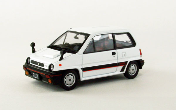 Ebbro 44972 Honda City Turbo 1982 White 1/43 Scale (4526175449728)