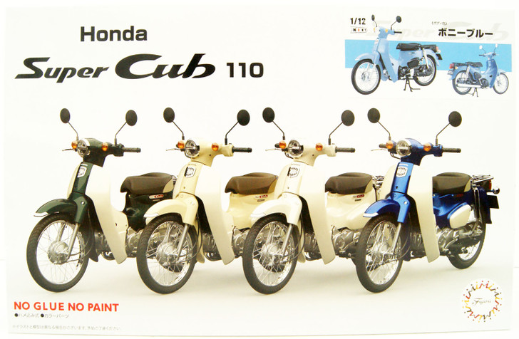 Fujimi 1/12 NEXT Series Honda Super Cub110 Street (Bonnie Blue) Plastic Model
