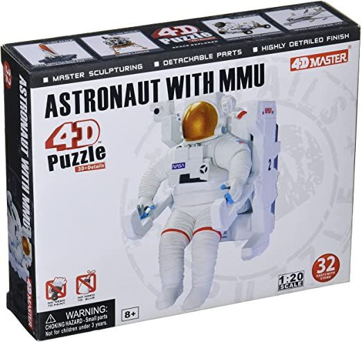 4D Puzzle 1/20 Apollo Astronaut Plastic Model | PlazaJapan