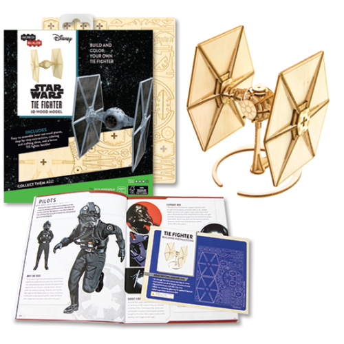 A-zone 3D Wood Models Star Wars TIE fighter