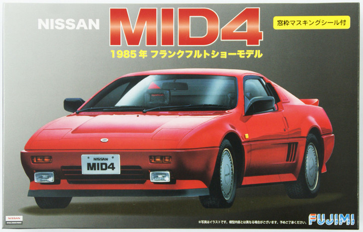 Fujimi ID-59 Nissan MID4 Frankfurt Show Model 1985 1/24 Scale Kit (4968728039039)