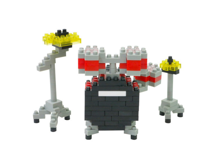 Kawada NBC-123 nanoblock Drum Set (Red)