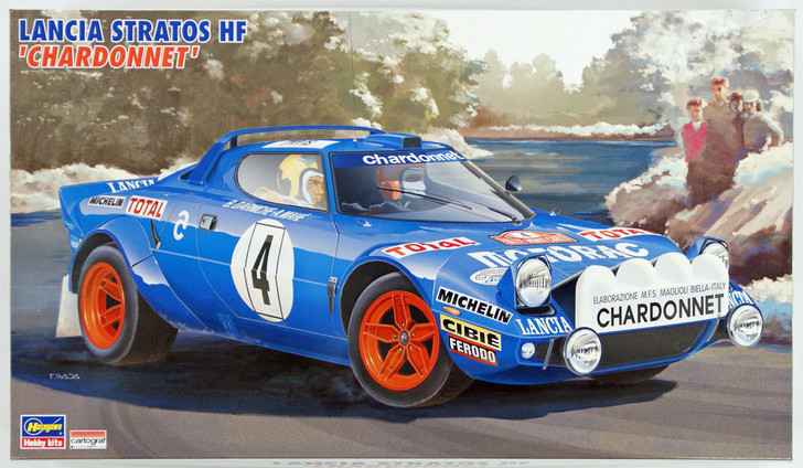 Hasegawa 20217 Lancia Stratos HF Chardonnet 1/24 Scale Kit (4967834202177)