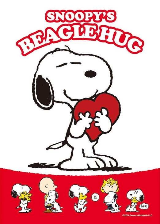 Apollo-sha Jigsaw Puzzle 41-709 Peanuts Snoopy Beagle Hug (108 Pieces)