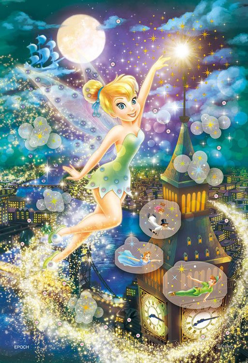 Epoch Jigsaw Puzzle Disney Peter Pan Tinker Bell -Fairy Magic- (Decoration Puzzle) (300 Pieces)