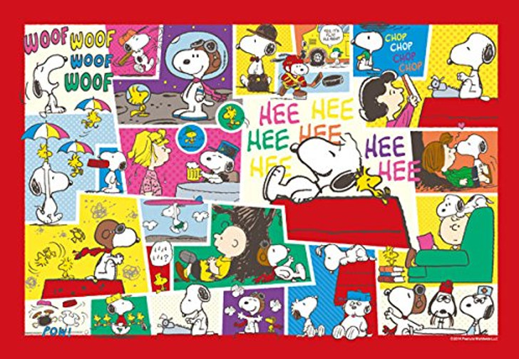 Apollo-sha Jigsaw Puzzle 48-743 Peanuts Snoopy Happy Life (300 Pieces)