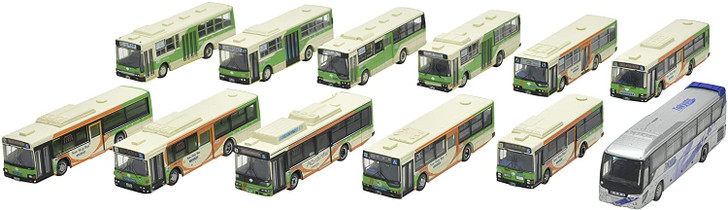 Tomytec The Bus Collection Toei Bus Special (12 Buses Randomly Packed) (N scale)