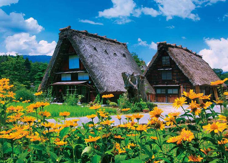 Yanoman Jigsaw Puzzle Shirakawa-go(Gifu) in Summer (500 Pieces)