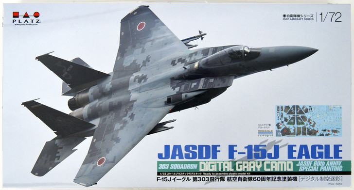 Platz AC-33 JASDF F-15J Eagle 303 Squadron 60th Anniv. Special Painting 1/72 Scale Model Kit