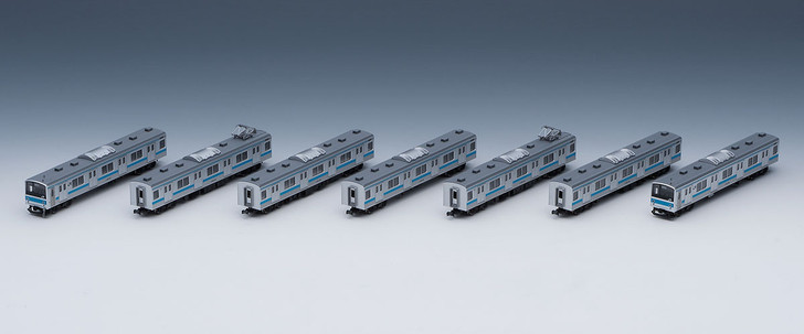 JAPANESE CARS COLLECTION ミニカーセット 98715 JR Series 205 Commuter Train (Keihan Shinkanko Line) 7 Cars