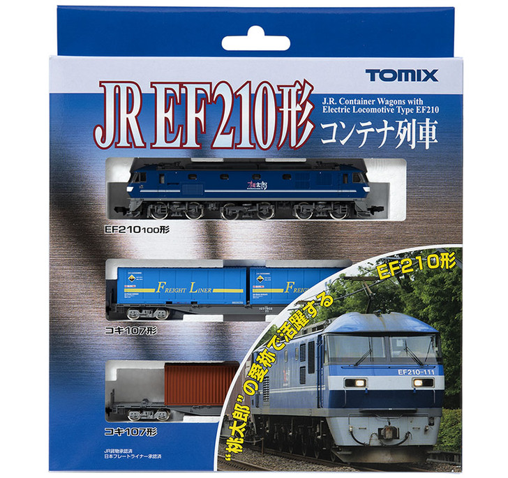 Tomix 98394 JR Container Train Set with Electric Locomotive Type EF210 3 Cars Set (N scale)
