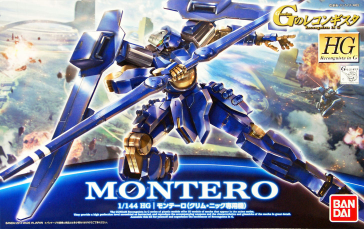 Bandai HG Reconguista in G G003 Gundam Montero 932815 1/144 Scale Kit (4543112932815)